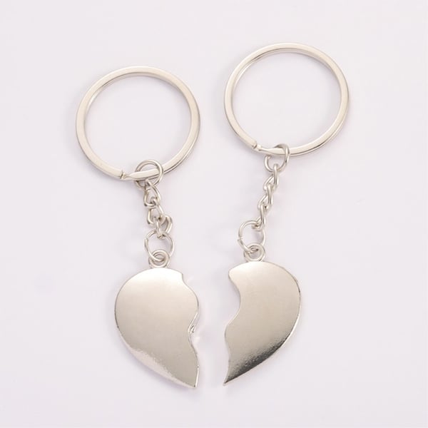 1 par kærlighed nøgleringe Nøglering Valentines Broken heart Hearts
