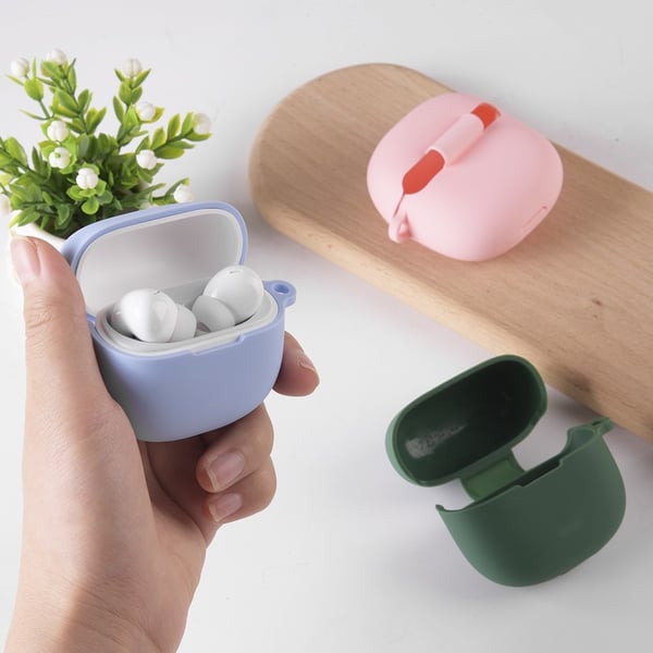 Til Xiaomi Redmi Buds 6 Lite Silikonetui Anti-Ripe Beskyttelsesdeksel - Rosa