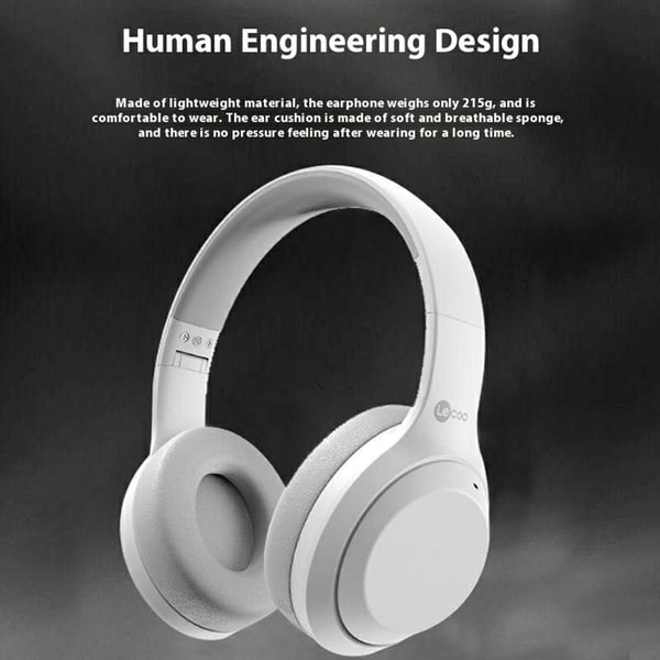 LENOVO Trådløse Over-Ear-hovedtelefoner Foldbare Gaming Music Bluetooth Headset - Sort