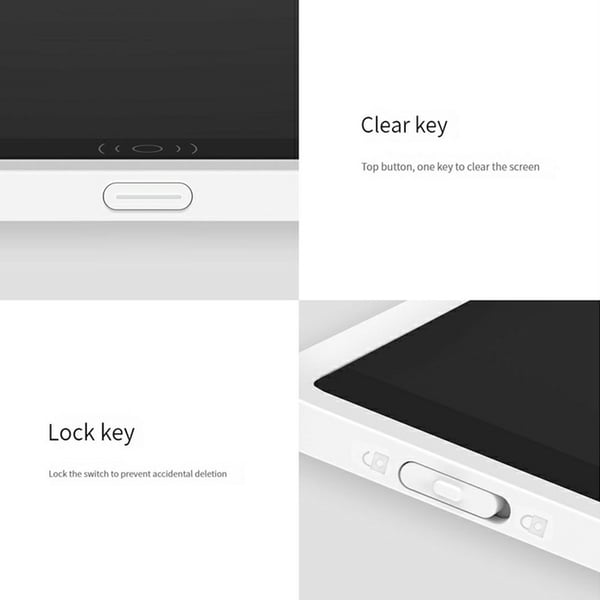 XIAOMI 13,5 tuuman värikäs LCD kirjoituslevy Doodle Board Erase Notepad