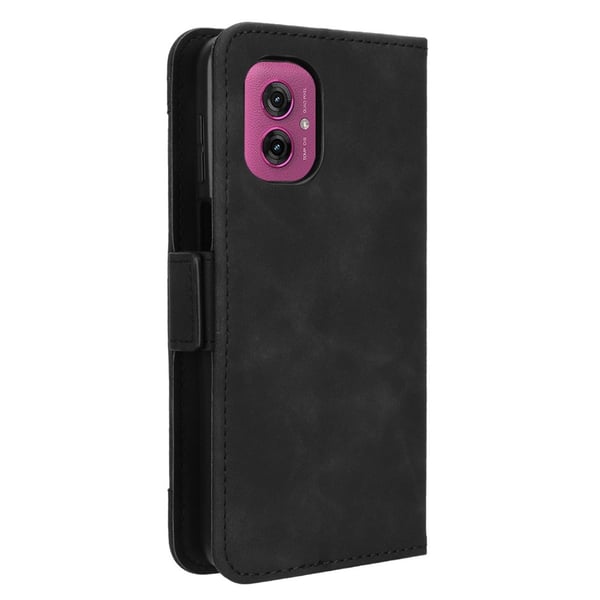 For Motorola Moto G55 5G Flerkortslommer Stativdeksel Lommebokdeksel - Svart