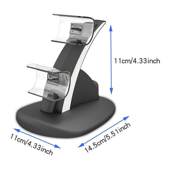 Ladestasjon & Oppbevaringsstativ for Sony PlayStation 5 Kontrollere