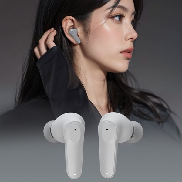 Bluetooth-hovedtelefoner AI Smart Multi-Language Oversættelse Oversætter - Grå