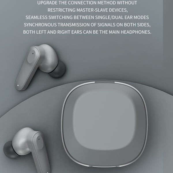 Bluetooth-hodetelefoner AI Smart Multi-Language Oversettelsesoversetter - Svart