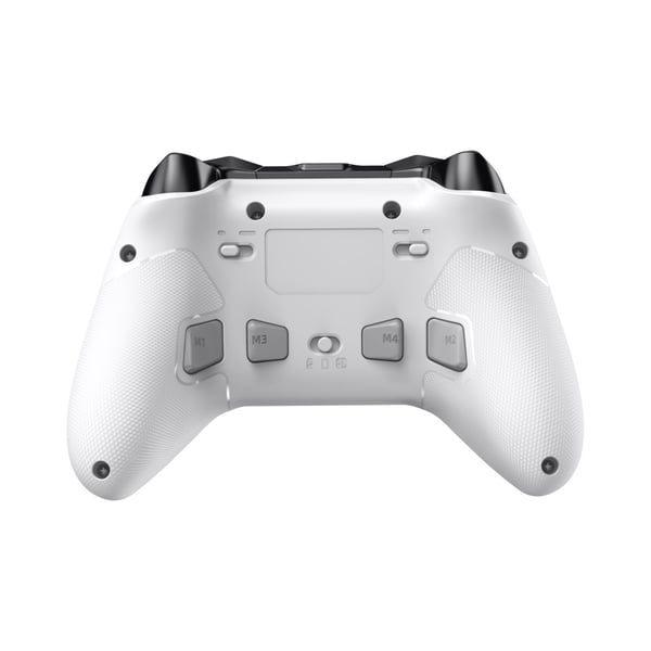 Bluetooth trådløs spillkontroller med mottaker kompatibel med Steam PC Android iOS Nintendo Switch - Hvit