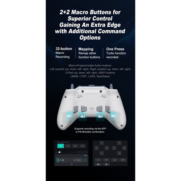 Bluetooth trådløs spilcontroller med modtager Kompatibel med Steam PC Android iOS Nintendo Switch - Lyserød