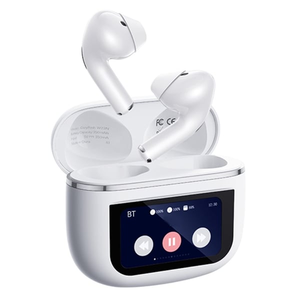 REMAX Cozypods True Wireless Earbuds Touch Screen ANC støjreducerende Bluetooth-hovedtelefoner - hvid