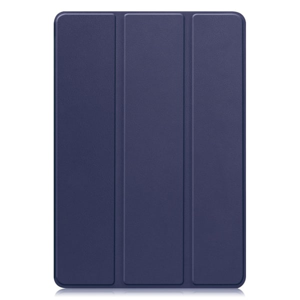 For Lenovo Idea Tab Pro Case Tri-Fold stativdeksel med penneholder - Mørk blå