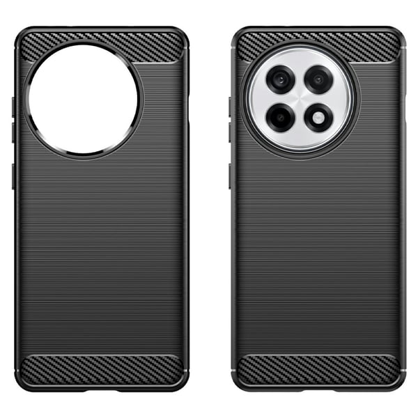 Telefoncover TPU Shell Bagcover Carbon OnePlus 13R - Sort