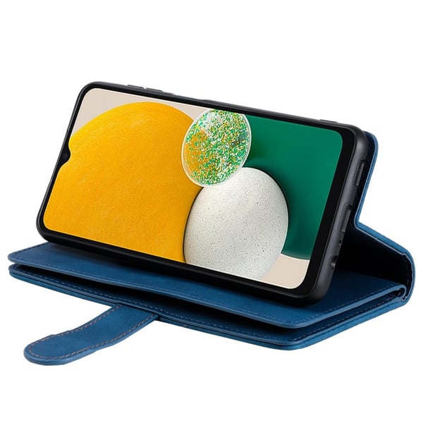 Til Samsung Galaxy S25 5G Deksel med Glidelås og 9 Kortspor