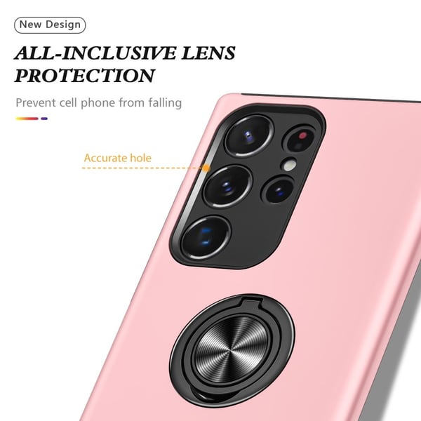 Til Samsung Galaxy S25 Ultra Hybrid Deksel Med Fingerring