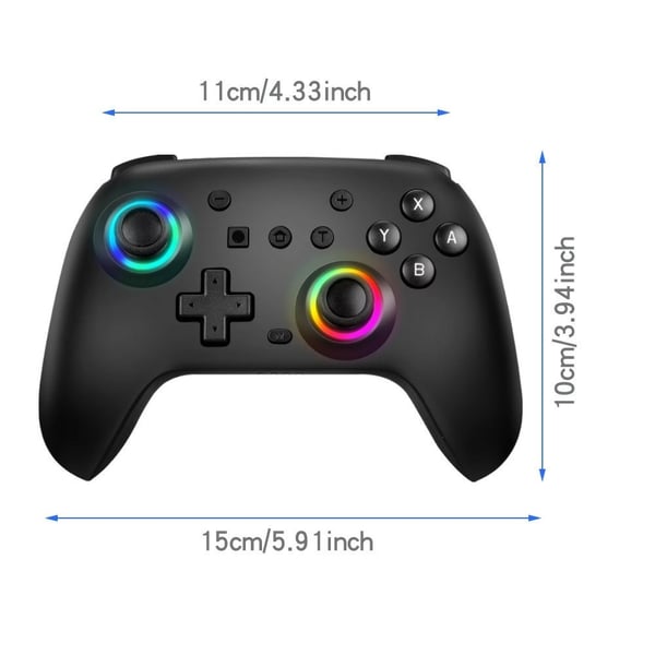 Kompatibel med Nintendo Switch Pro Wireless Game Controller Bluetooth Gamepad Controller