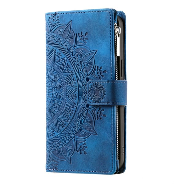 For Samsung Galaxy A26 / A16  Lommebok Deksel Shell Mandala Blomstermønster
