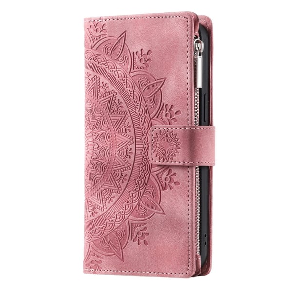 For Samsung Galaxy A26 / A16  Lommebok Deksel Shell Mandala Blomstermønster