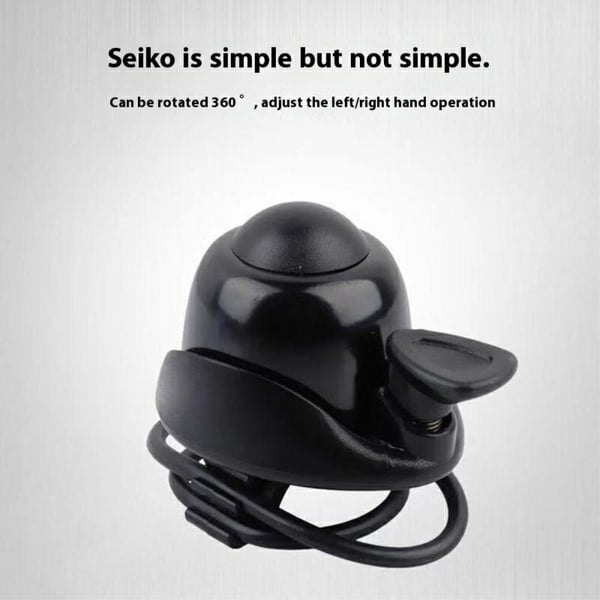 For Ninebot ES Series Bell Horn 360 graders roterbar sykkelklokke - rød