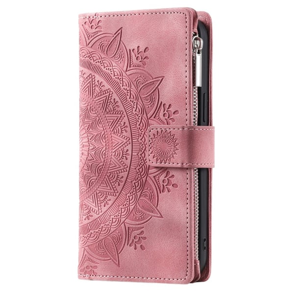Til iPhone 17e / 16e tegnebogscover Cover Shell Mandala Blomstermønster