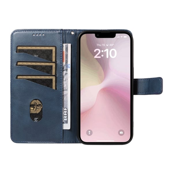 Lommebokdeksel til iPhone 17e / 16e – Geometrisk Linje
