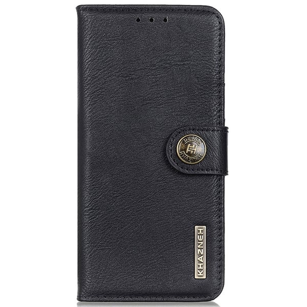 KHAZNEH Til Xiaomi Redmi Note 14 4G Mobiltelefonveske Kowhide Texture Wallet Case