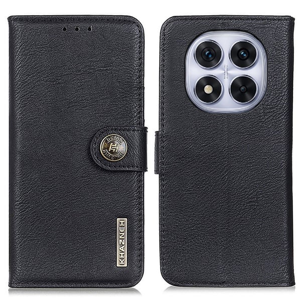 KHAZNEH Til Xiaomi Redmi Note 14 Pro+ 5G Mobiltelefonveske Kowhide Texture Wallet Case