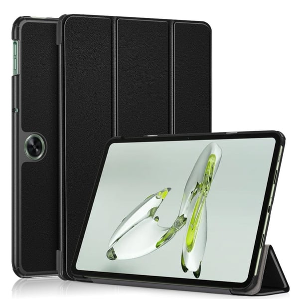 OnePlus Pad Go Tri-fold Stand Tablet -suojakotelo Tabletti PU-nahkakotelo