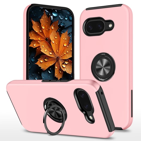Google Pixel 9A sormenrengasjalustan hybridikotelo