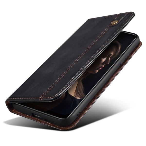 Til Samsung Galaxy S25 Lommebok-deksel - Svart