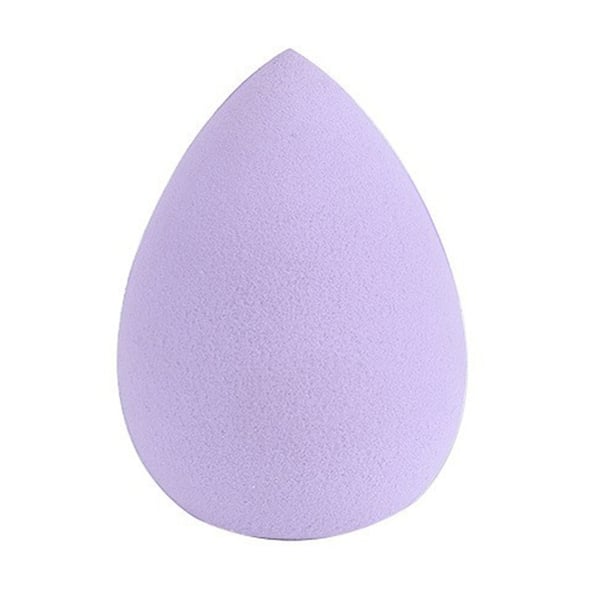 2 stk Makeup Sponge Blender Teardrop Beauty Egg Cleansing Puff Skin Care - Lys lilla