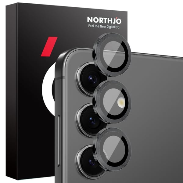 NORTHJO for Samsung Galaxy S25+ Herdet Glass Kameralinsebeskytter