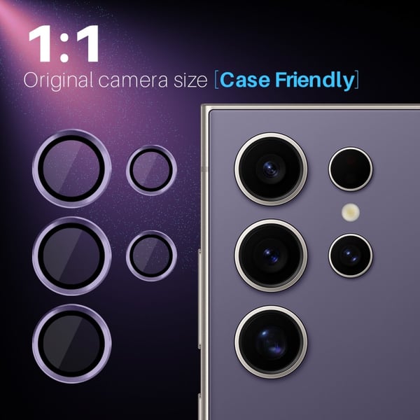 NORTHJO for Samsung Galaxy S25 Ultra Herdet Glass Kameralinsebeskytter