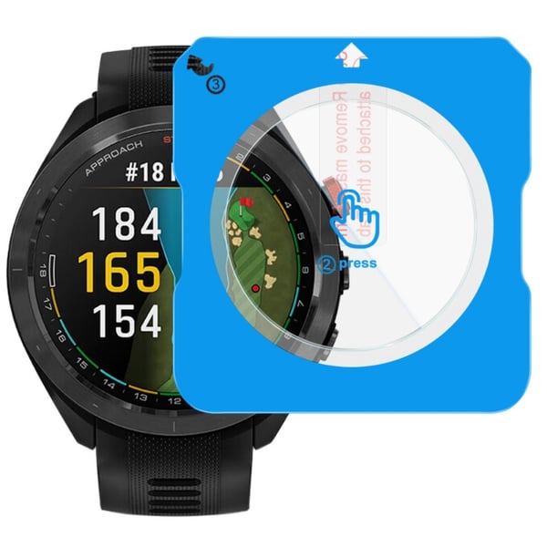 IMAK Garmin Approach S70 47mm Karkaistua Lasi Näytönsuoja Asennustyökalulla
