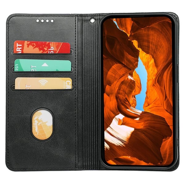 Til Nothing Phone (3a) Etui med skjult magnetlukning - Sort