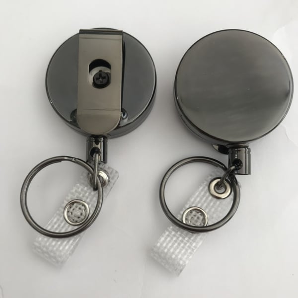 4 cm uttrekkbar nøkkelring sinklegering nøkkelring Heavy Duty uttrekkbar