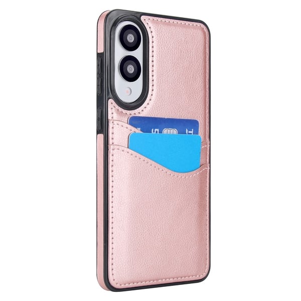 For Samsung Galaxy S25 Edge Deksel Kortlomme Slank PU+TPU Mobildeksel