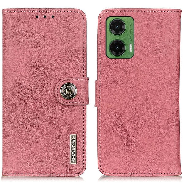 KHAZNEH Motorola Moto G35 Lommebok-deksel - Pink