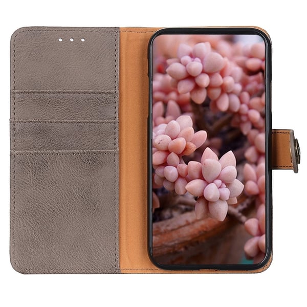 KHAZNEH Motorola Moto G35 Lommebok-deksel - Khaki