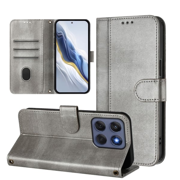 For Motorola Edge 60 5G / 60 Fusion 5G Deksel Lommebokstativ Retrotekstur