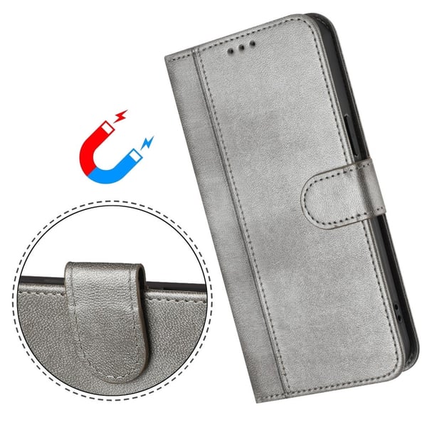For Motorola Edge 60 Pro 5G Deksel Lommebokstativ Retrotekstur