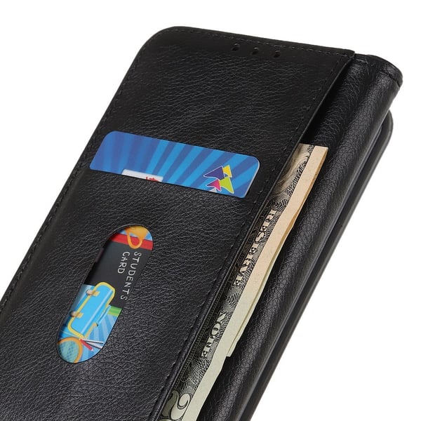 Til Sony Xperia 1 VII Stativetui Split Litchi Tekstur Pungcover