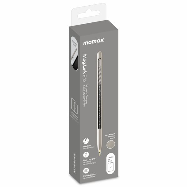 MOMAX MAG LINK Pro kapasitiv pekepenn med magnetisk adsorpsjon og berøringspenn for iPad