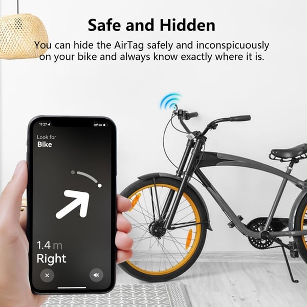 Ring Bell Sykkel inkl. Anti-tapt Tracker Global Finder Smart Locator iPhone