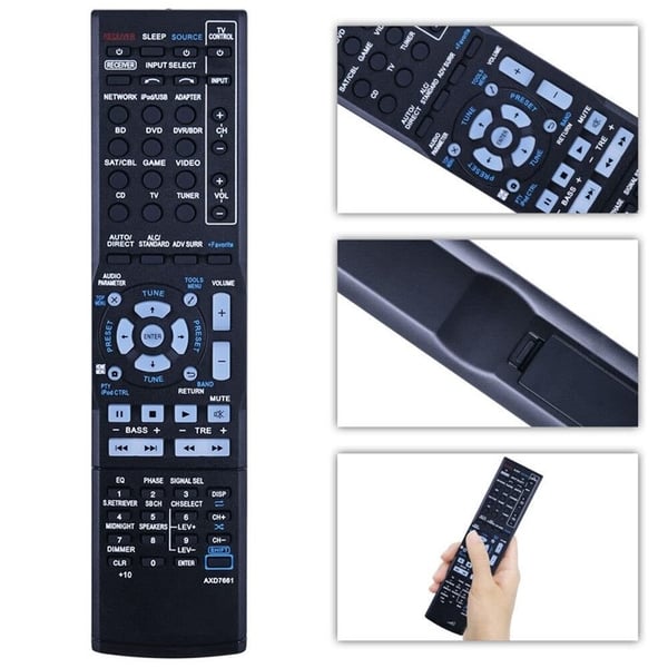 Fjernkontroll Utskiftning for AXD7661 for Pioneer AV-receiver Stereo System