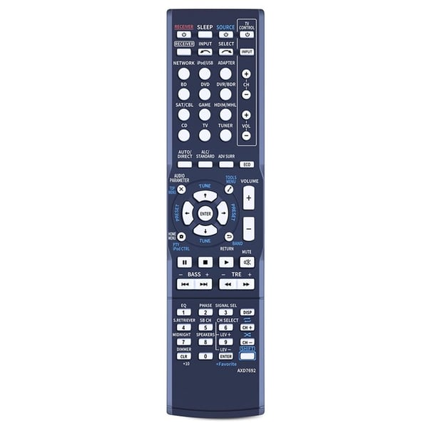 Fjernkontroll Utskiftning for AXD7692 for Pioneer AV-receiver Stereo System