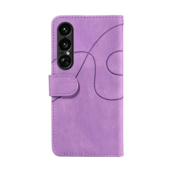 Til Sony Xperia 1 VII KT-serie-1 dobbeltfarve tegnebog