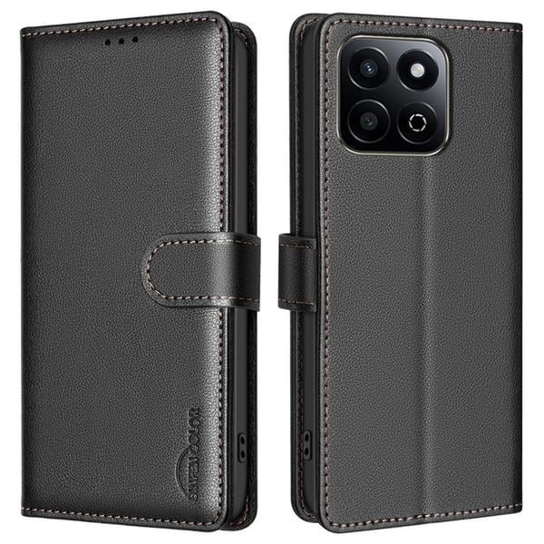 BINFEN COLOR For Honor 200 Smart 5G Lommebok RFID-blokkerende Telefondeksel