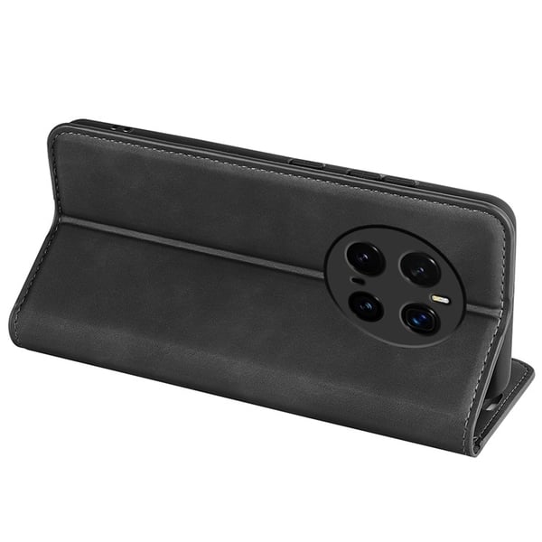 Til Honor Magic7 Pro 5G Etui Hudfølelse Pungcover - Sort