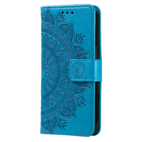 For Xiaomi Redmi A5 4G / Poco C71 4G Stativdeksel Totem Lommebokdeksel - Blå