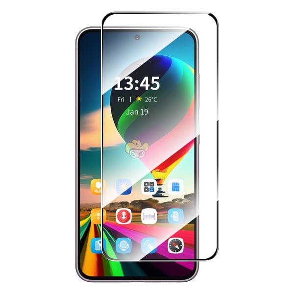 For Honor 400 5G Skjermbeskytter ENKAY 9H Silk Printing 0.26mm Herdet Glass