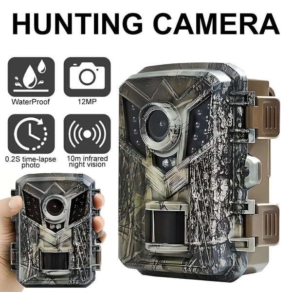 IP66 Vanntett 1080P HD Infrarødt Trail Cam Nattsynsmonitor Jaktkamera