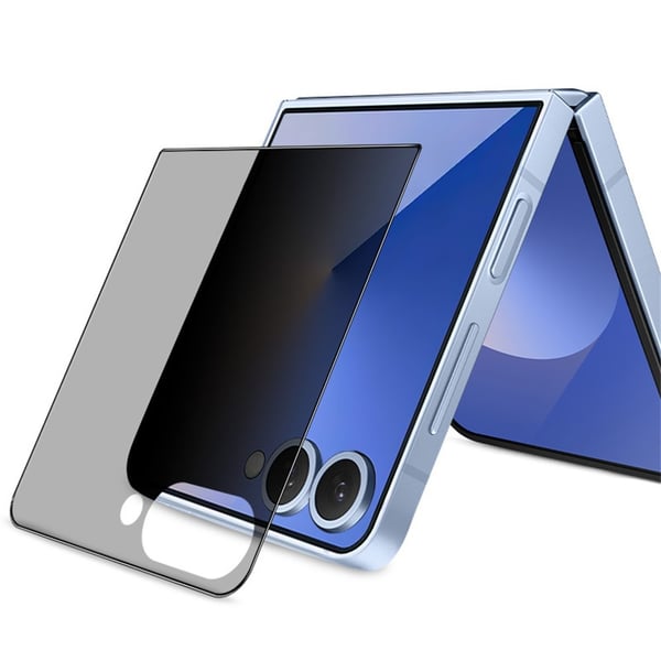 IMAK For Samsung Galaxy Z Flip7 5G Anti Spy Bakre Skjermbeskytter Herdet Glass
