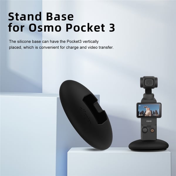 AMAGISN Silikonbase for stativholder til DJI Osmo Pocket 3 kamera, selvklebende